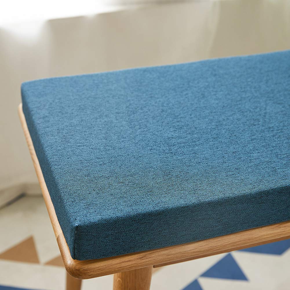 Rectangular Not-slip Patio Bench Cushion,Washable Breathable Sponge Pad For Swing Patio Bench Glider,Soft Bench Seat Cushion-F 100 * 28cm