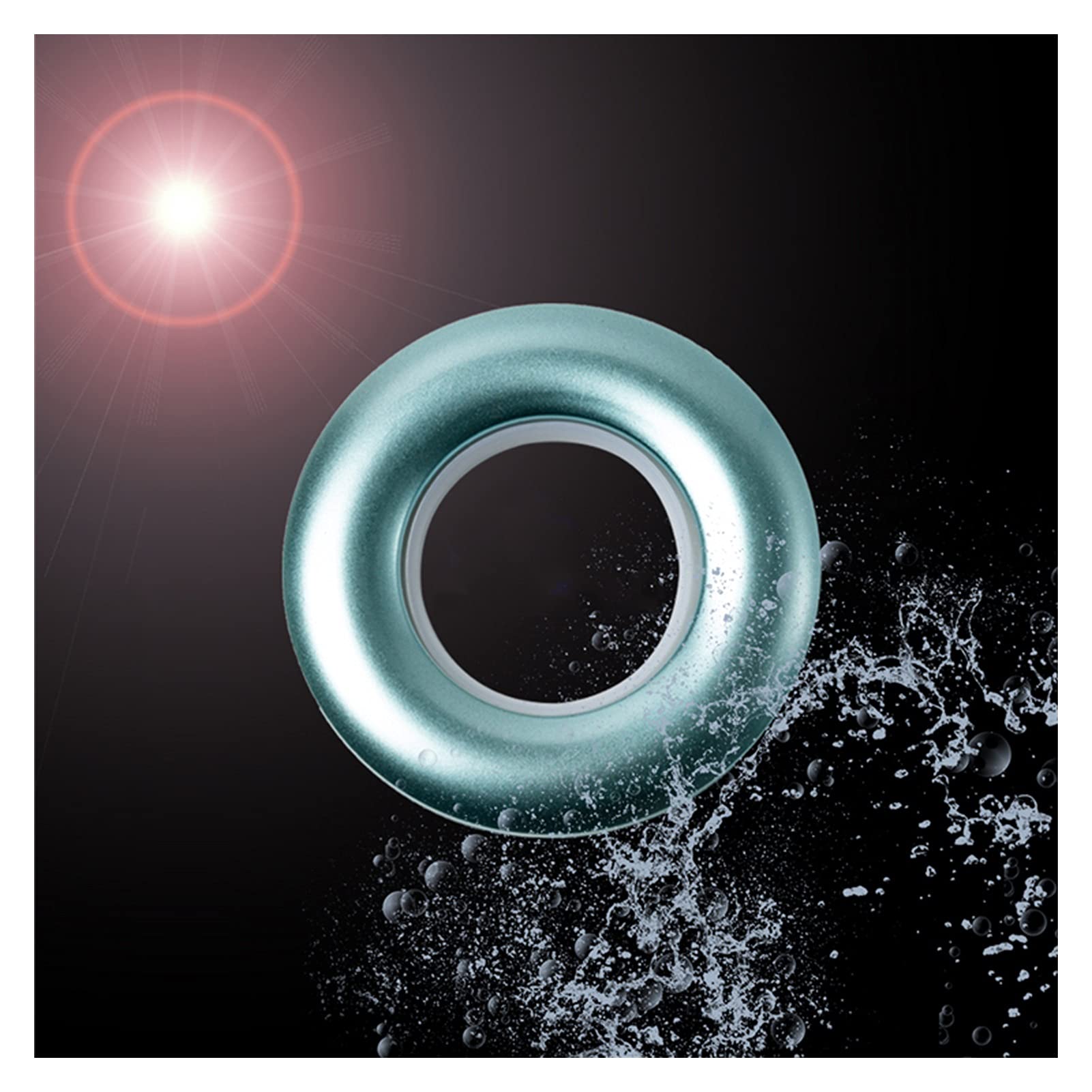 Anelli per Tende Silenziatore per aste per Tende Anello Scorrevole Diametro Interno 1,7 Pollici Anello Occhiello per Tende Ispessimento Accessori per Tende in plastica Anelli per Tende da Doccia (Co