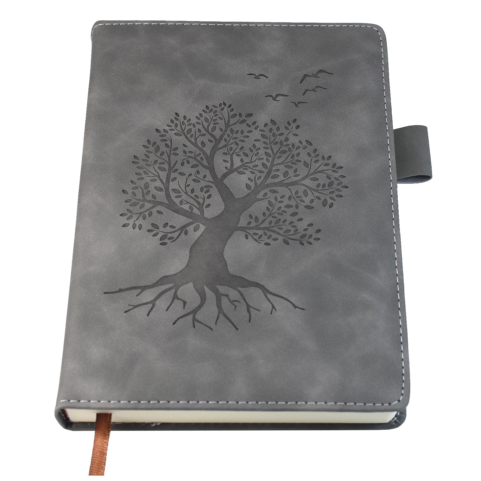 DXZZM A5 Ruled Notebook Journal, Hardcover Executive Notebooks with Premium Thick Paper, Tree of Life Design