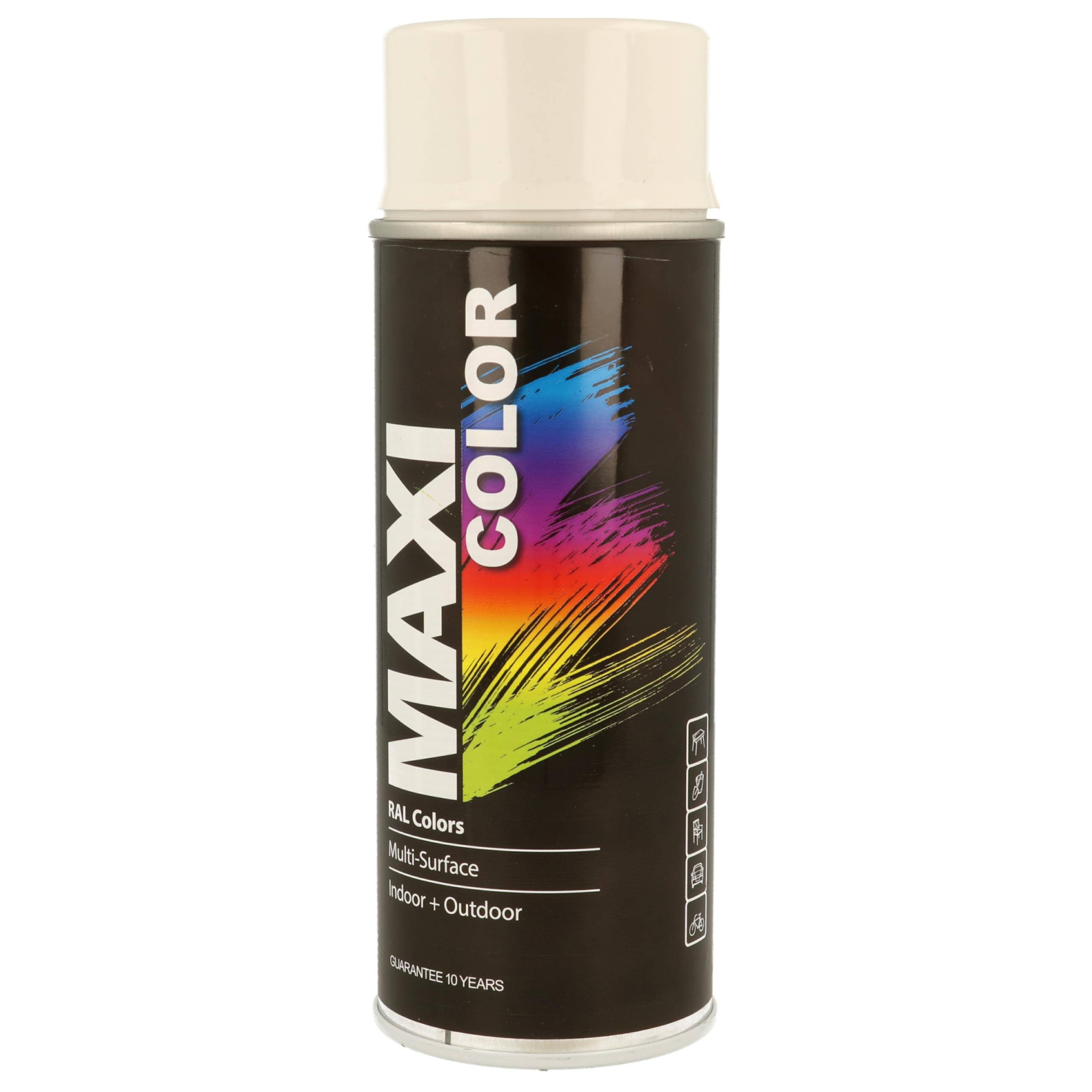 Saxon Maxi Colour Yellow Green Glossy Spray Paint 400Ml Multi Surface Metal Plastic