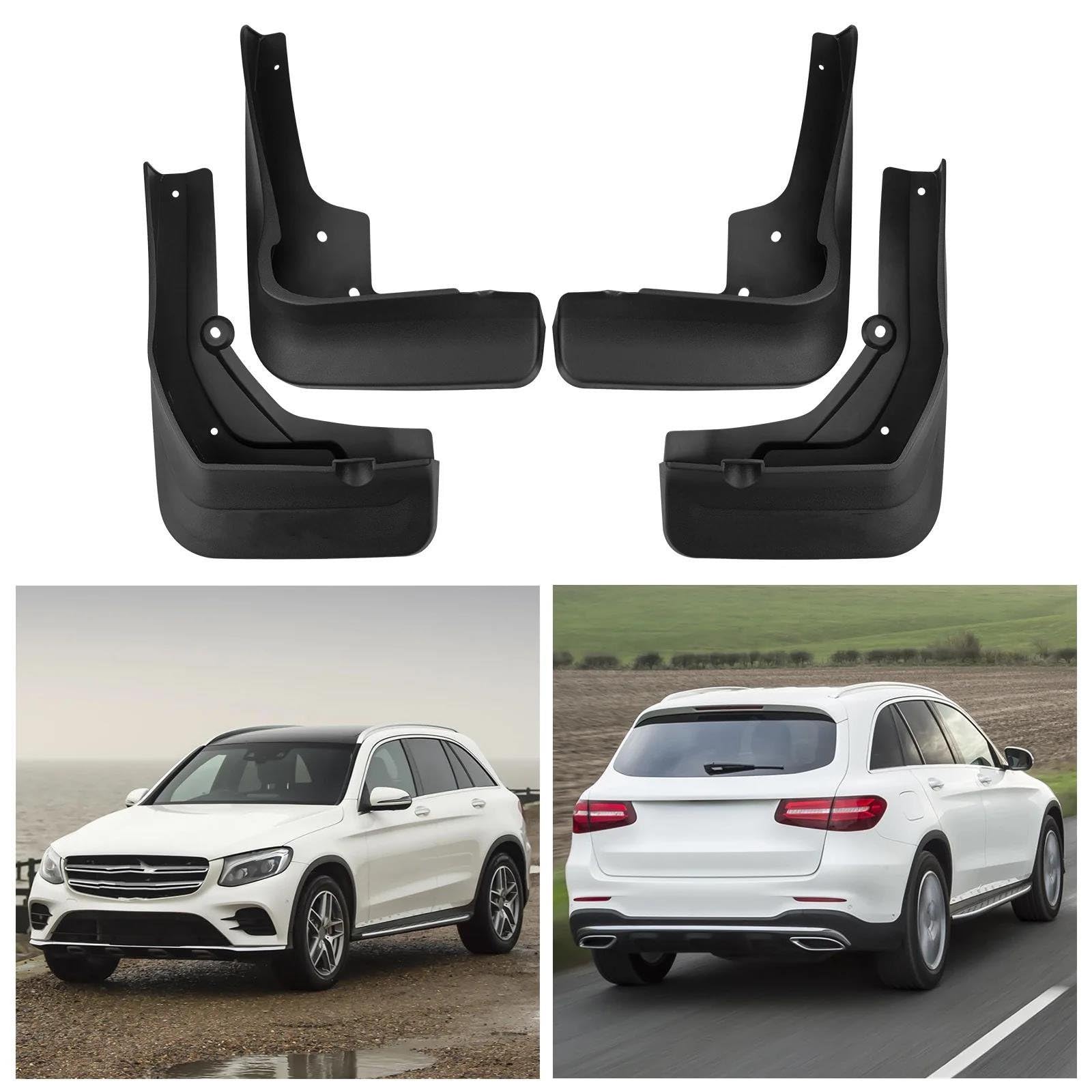Auto Schmutzfänger Für Benz Für GLC 2017 2018 2019 Autoreifen-Kotflügel-Hautmodifikation Mit Pedalen