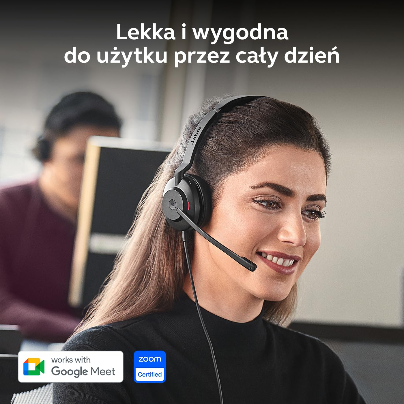 Jabra Evolve2 30 SE telefon On Ear Headset przewodowy mono czarny mikrofon redukcja szumów, redukcja szumów