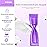 WSZCML Anti Lost Wrist Link,Toddler Harness Walking Leash with Induction Lock,Reflective Child Wrist Leashes for Baby,6.56ft Kids Leash for Supermarket Mall Airport Amusement Park Zoo TravelPurple