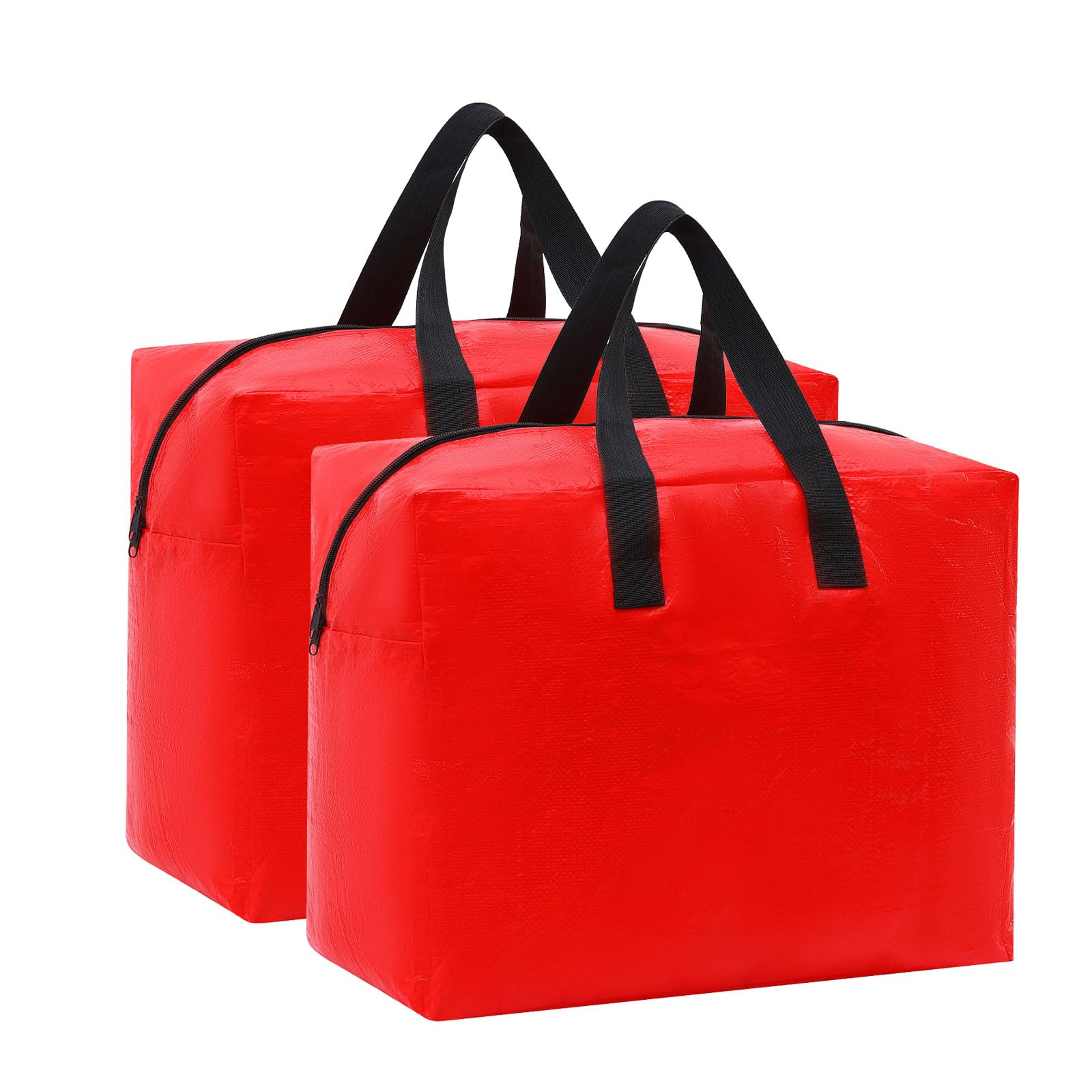 Tsophreniq Red Christmas Storage Bag For Holiday Decorations Spacious Waterproof Materials With Reinforced Handles Waterproof Christmas Storage