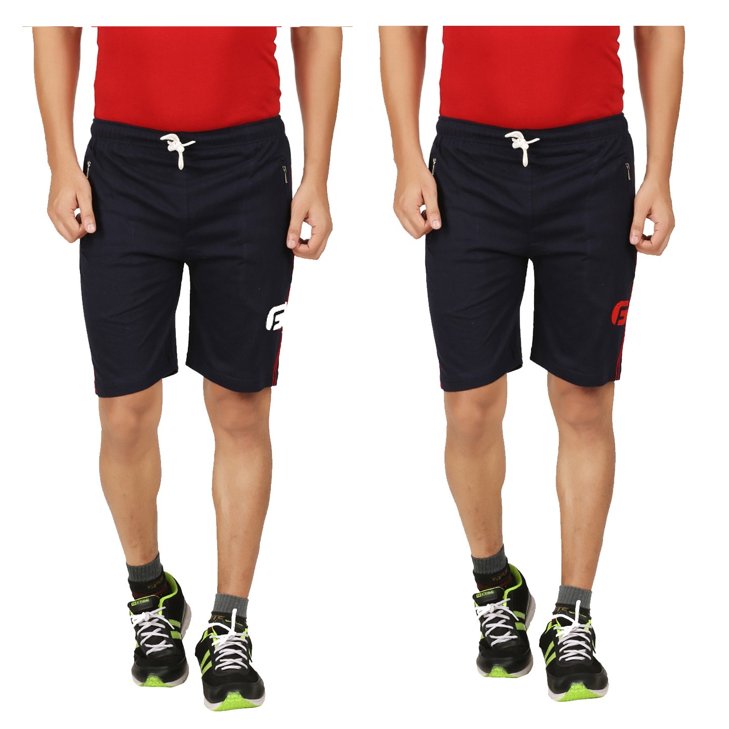 Fashion Men's Regular Shorts Blue-image-46
