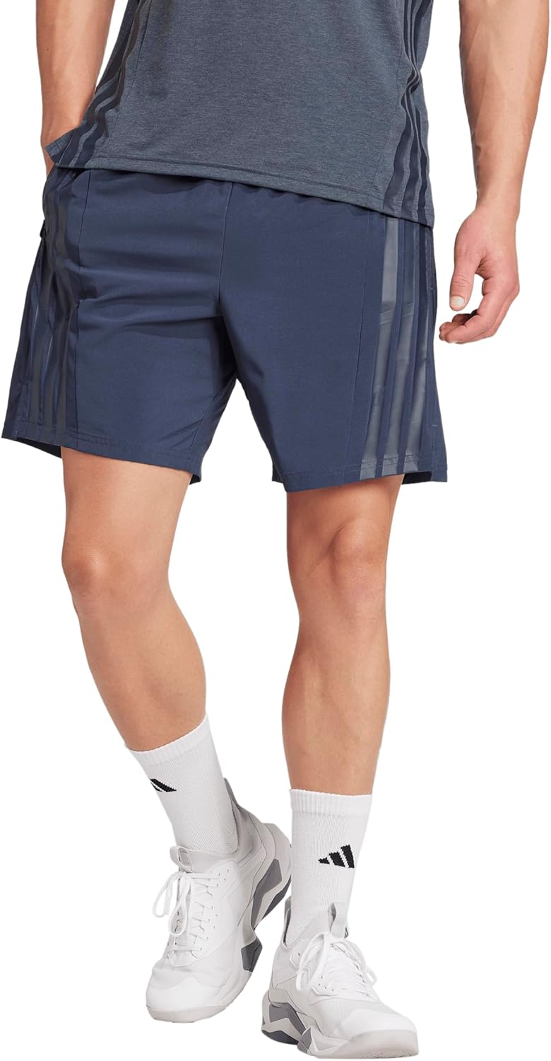 Adidas Mens Designed for Training 3-Stripes Shorts