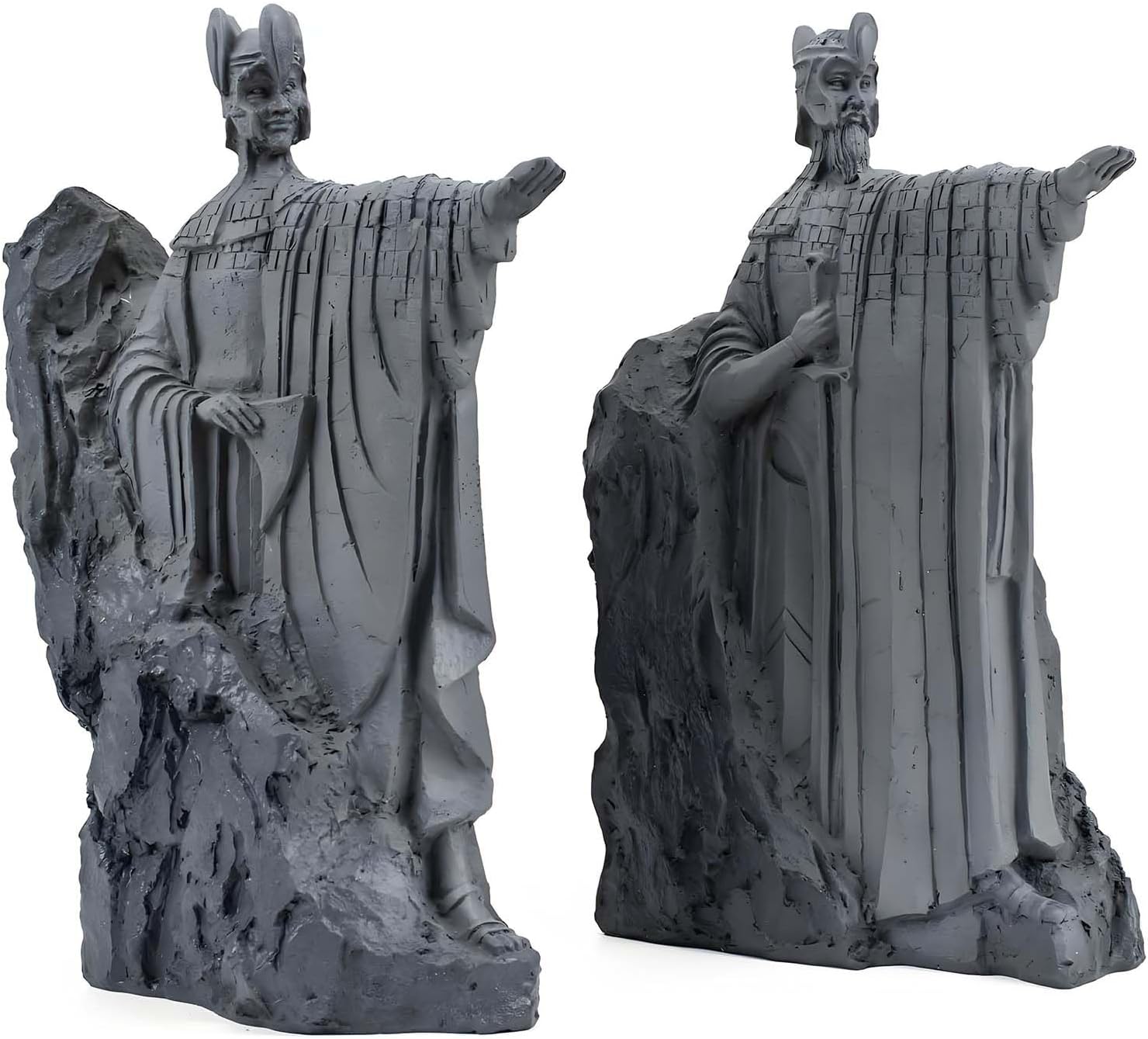 9.8" Book End Resin Collectibles, 5.9lbThe Lord of The Rings Book Set, Decorative Book Stopper Binder and Dividers Gifts for Living Room Bedroom Office Decoration