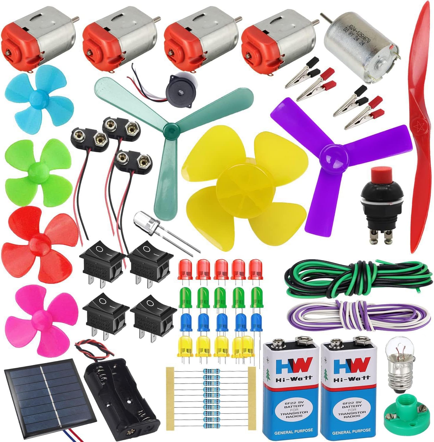 NEXT GEEK DC Motor Learning Kids Science Experiment Educational kit for Kids DIY 70 Project