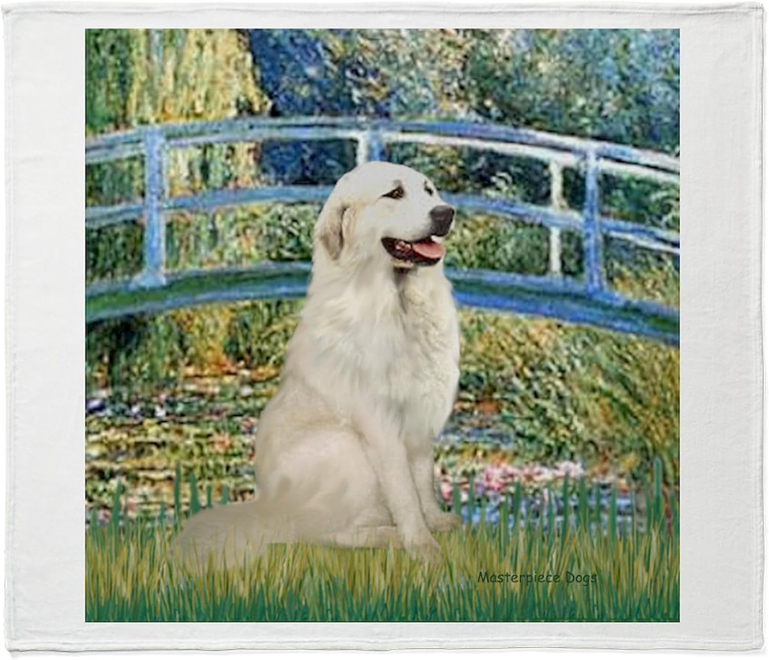 CafePress Bridge/Great Pyrenees Throw Blanket Super Soft Fleece Plush Throw Blanket, 60"x50"