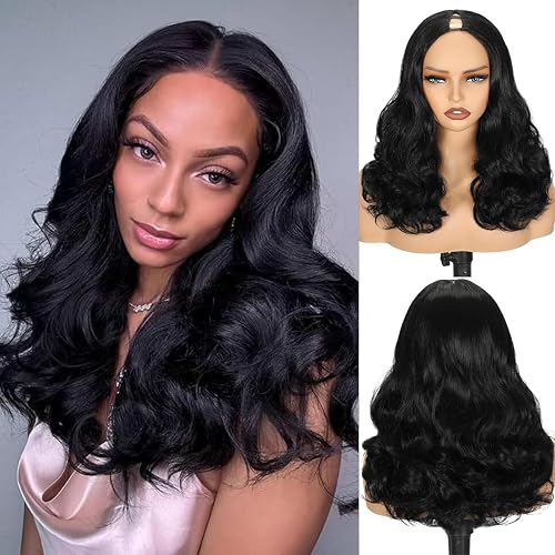 Mayouda V Part Wig 16-Inch Black