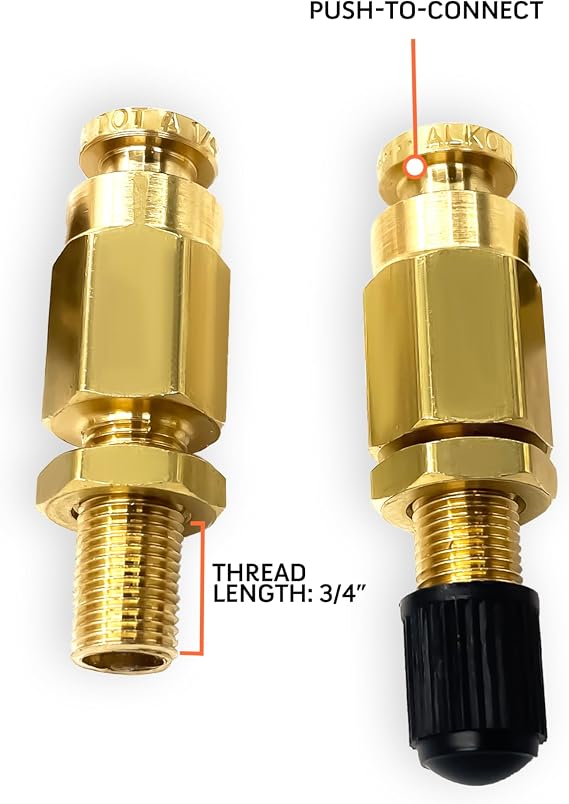 TORQUE Air Line Service Kit for Air Bags Suspension Kit Fittings