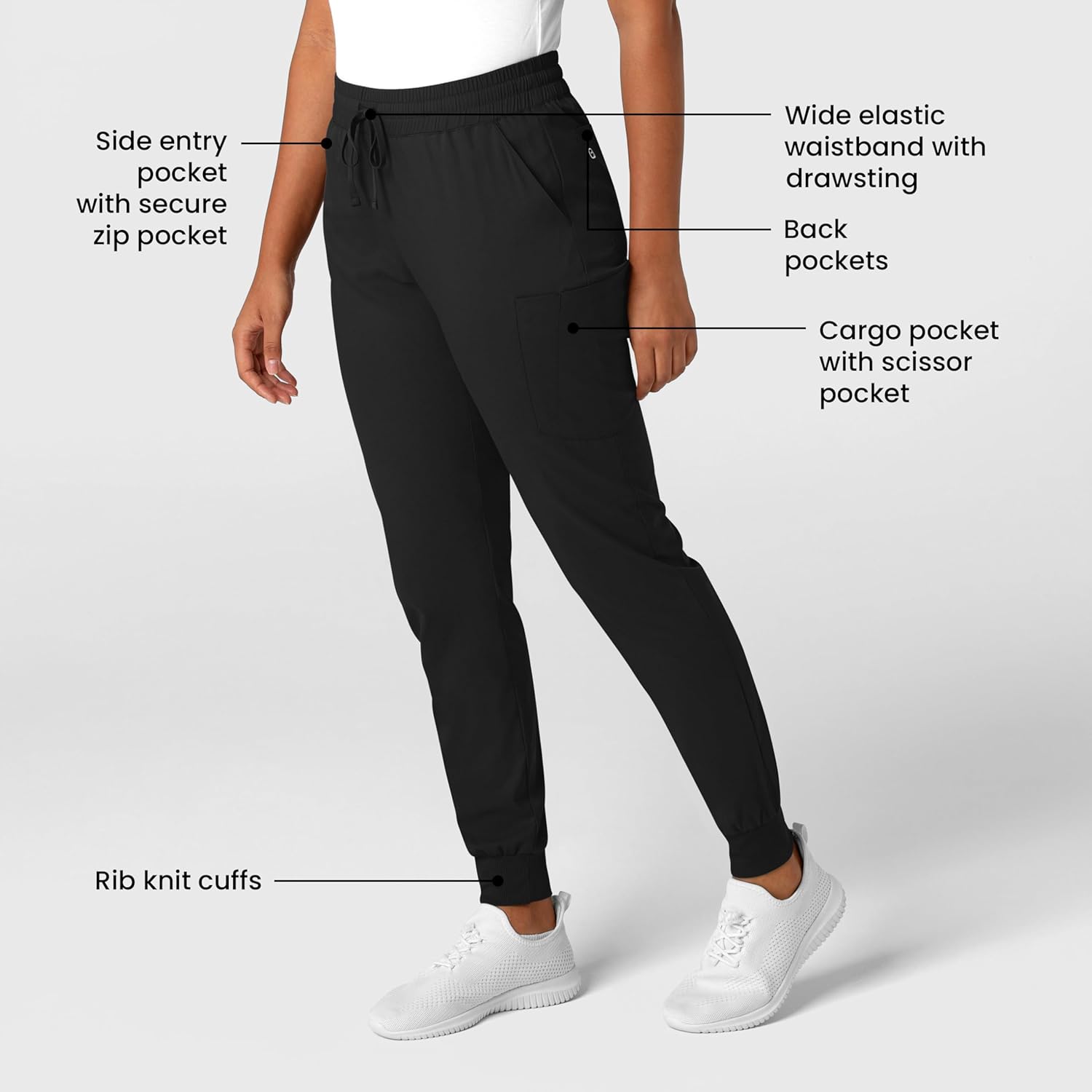 WonderWink Womens Scrub Pant - Image 2