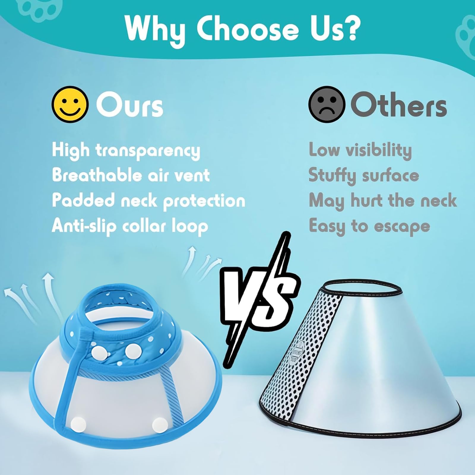 Pet Cone Recovery Collars - Image 4
