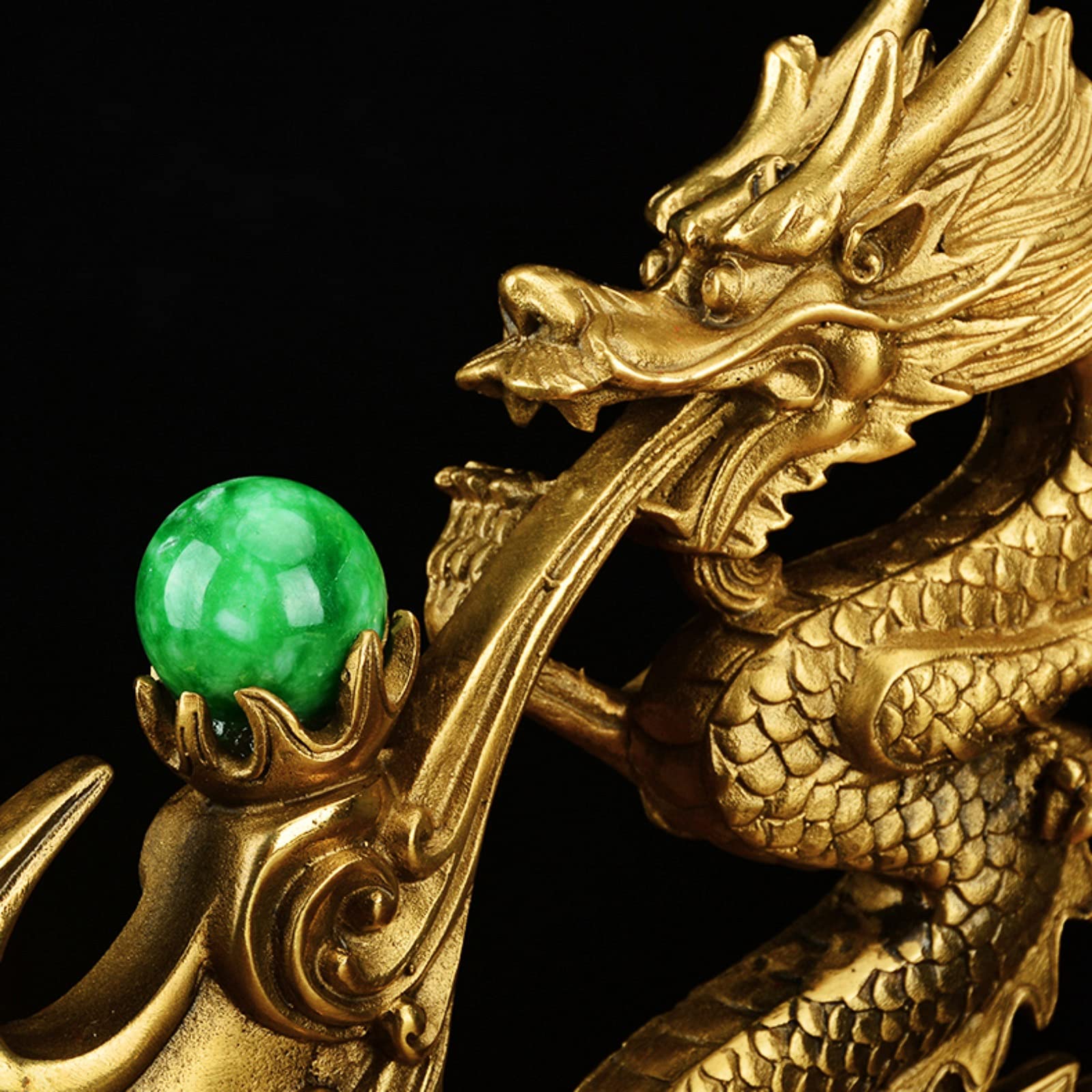 Produktbild von Drachenverzierung Glückliche Skulptur Chinesisches Dekor Tier Geschenk