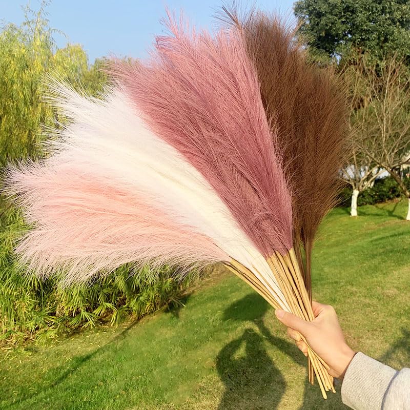Pampas Grass Large 1PC Artificial Branch 110cm miniatura 3