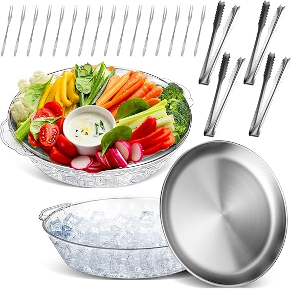 Pinze da cucina con punte in legno di noce 30cm - Pinze cucina legno antigraffio per pentole antiaderenti, barbecue e insalata - Acciaio inossidabile resistente al calore, atossiche senza BPA