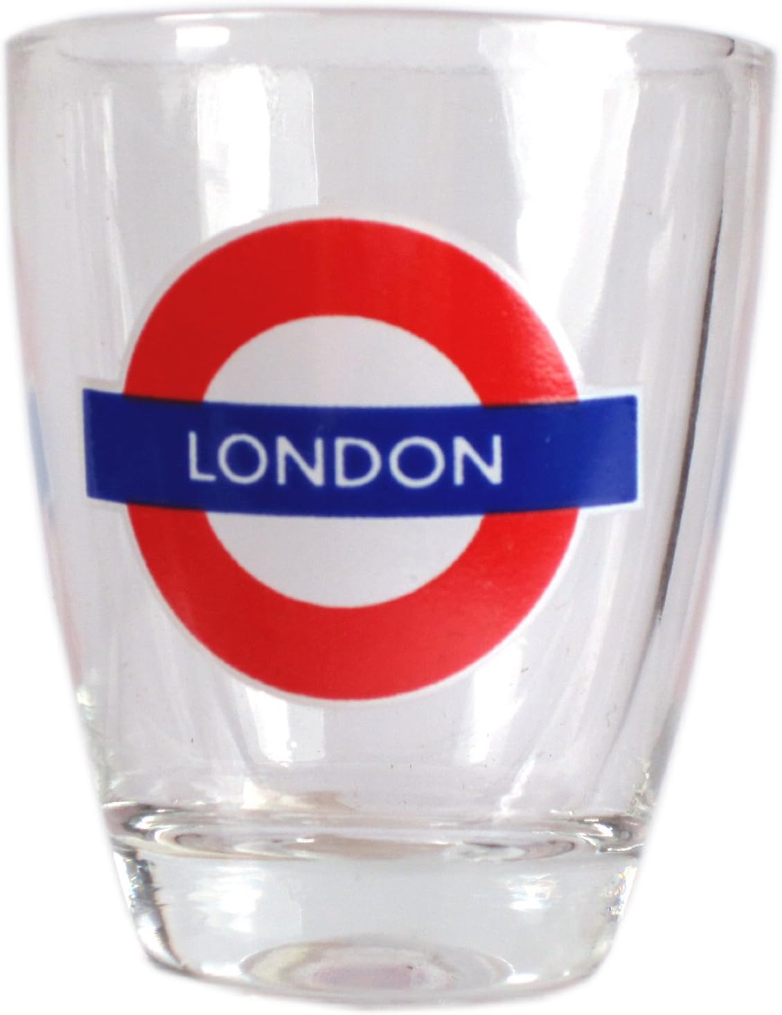 Shot Glass - London Underground "London" Roundel Print, Transport for London Collectable Souvenir