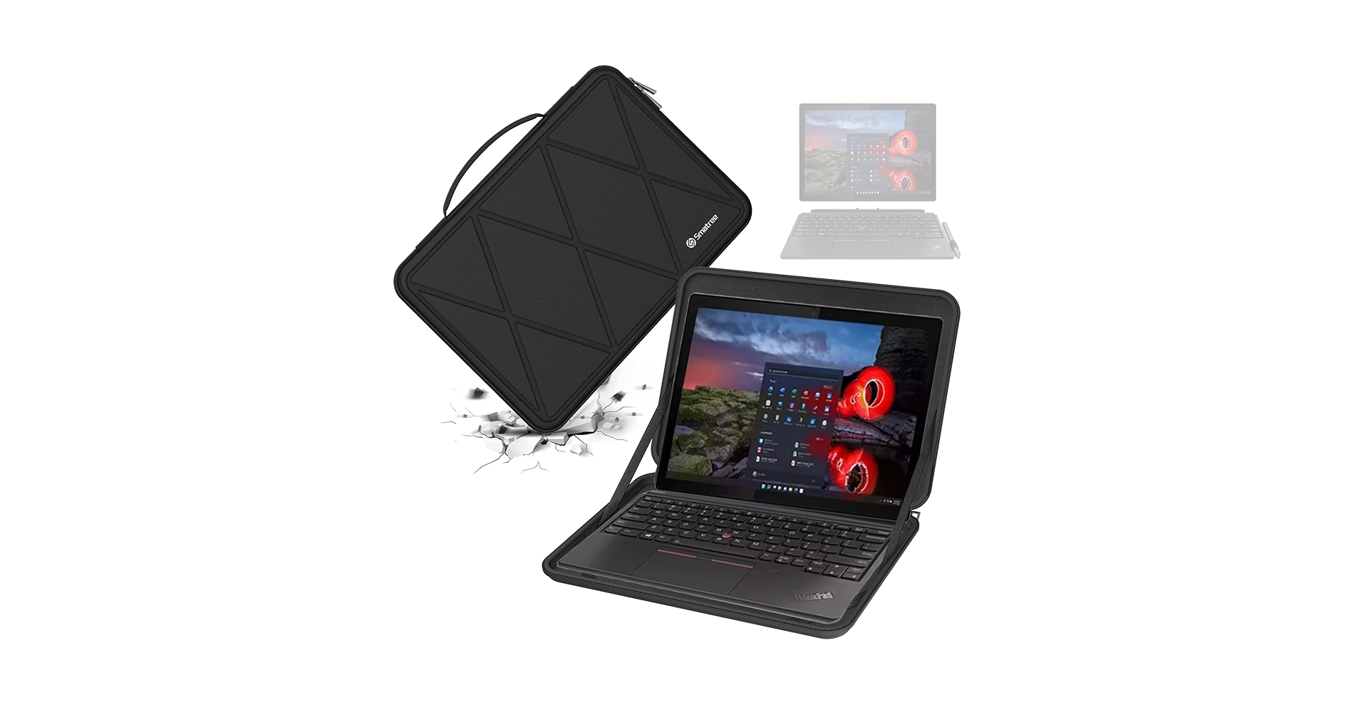 Smatree ハードラップトップケースLenovo 12.3インチX8016用 Amazon.com: Smatree Hard EVA Protective Sleeve Case Only