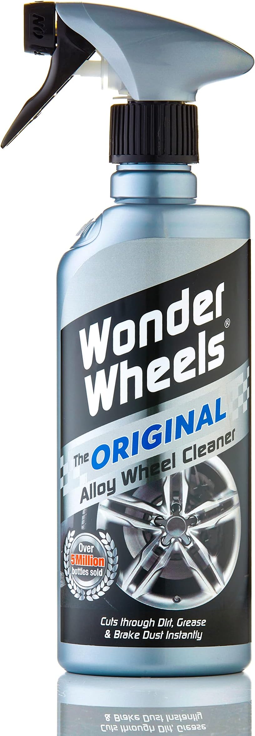 Wonder Wheels Wheel Cleaner Spray – pH Neutral Rim & Tire Cleaner, Brake Dust and Road Grime Remover, Safe for All Wheels, 21 fl oz