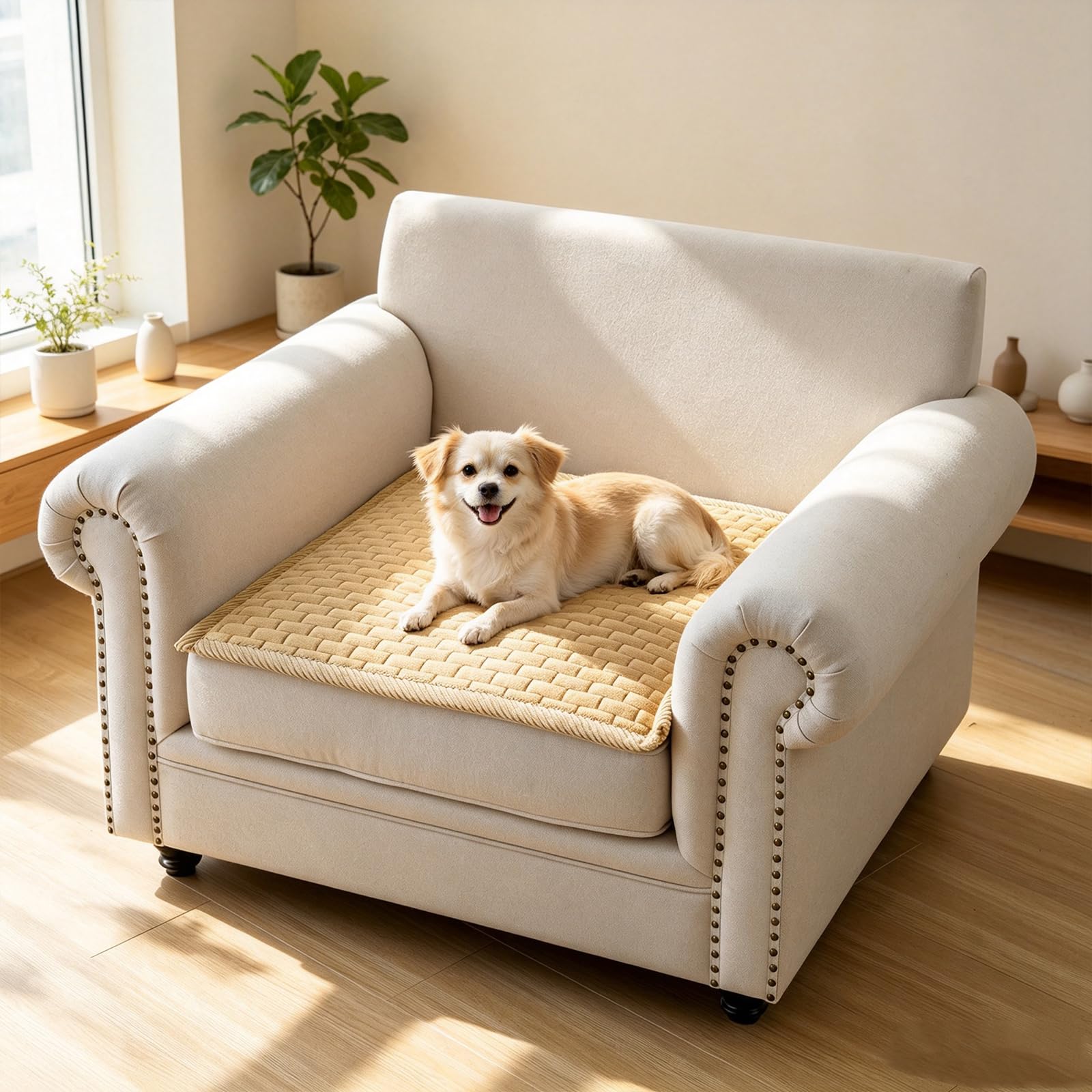 PJLZJFBY Couch Covers for Dogs Washable, Non Slip Dog Couch Cover Protector