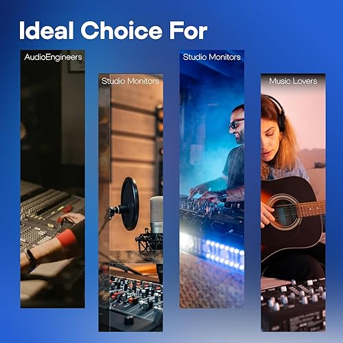 Miniatura 6 de Linsoul Kiwi Ears Orchestra Lite Performance - Monitor intrauditivo personalizado de 8BA IEM con cable OFC de cobre desmontable de 4 núcleos 7N sin