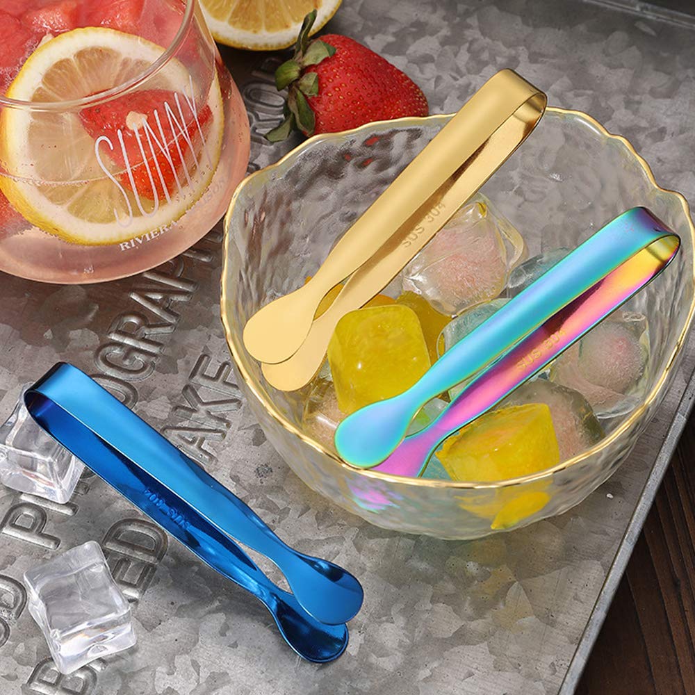 Mini Stainless Steel Serving Tongs - Silver -7 Mini Stainless Steel Serving Tongs - Silver -7