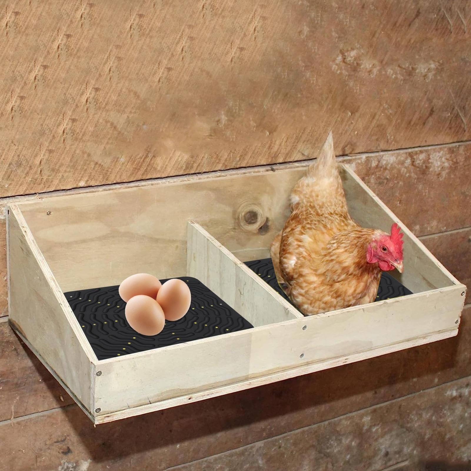 Generico Cuscini Per Cassette - Per Galline Ovaiole | 4 Pezzi Di Materassino Riutilizzabile In Silicone, Per Lettiera Di Galline E Anatre, Per Uso In Pollai Da Fattoria E Nidi Per Pulcini