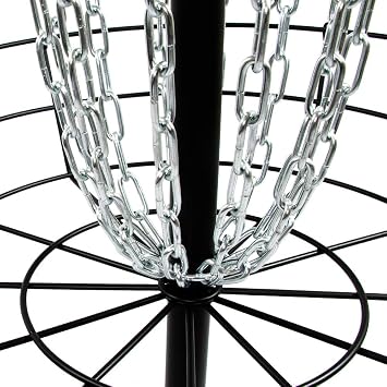 MVP Disc Sports Black Hole Precision 12-Chain Portable Disc Golf Basket Target
