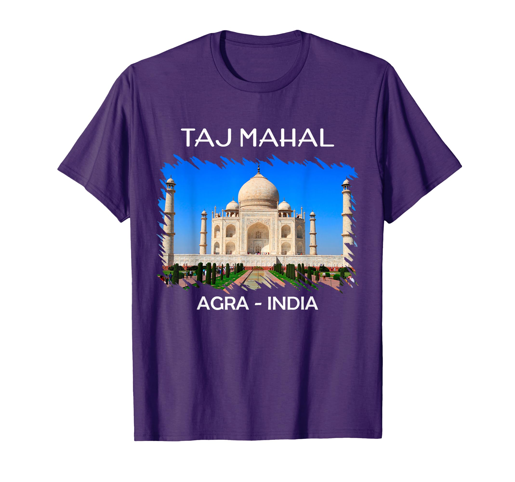 India Shirt - Taj Mahal Mausoleum - Tourist Travel T-shirt T-Shirt