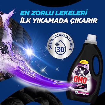 OMO Active Cold Power Liquid Detergent for Blacks 2500 ml