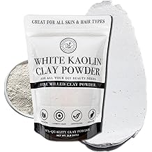 Bare Essentials Living - White Kaolin Clay Powder (2 lb) 100% Natural White Powdered Clay for Seed Bombs, White Clay Mask, DIY Spa, Soap, Bath Bomb, Deodorant, Can be Used as Kaolin Clay for Gardening