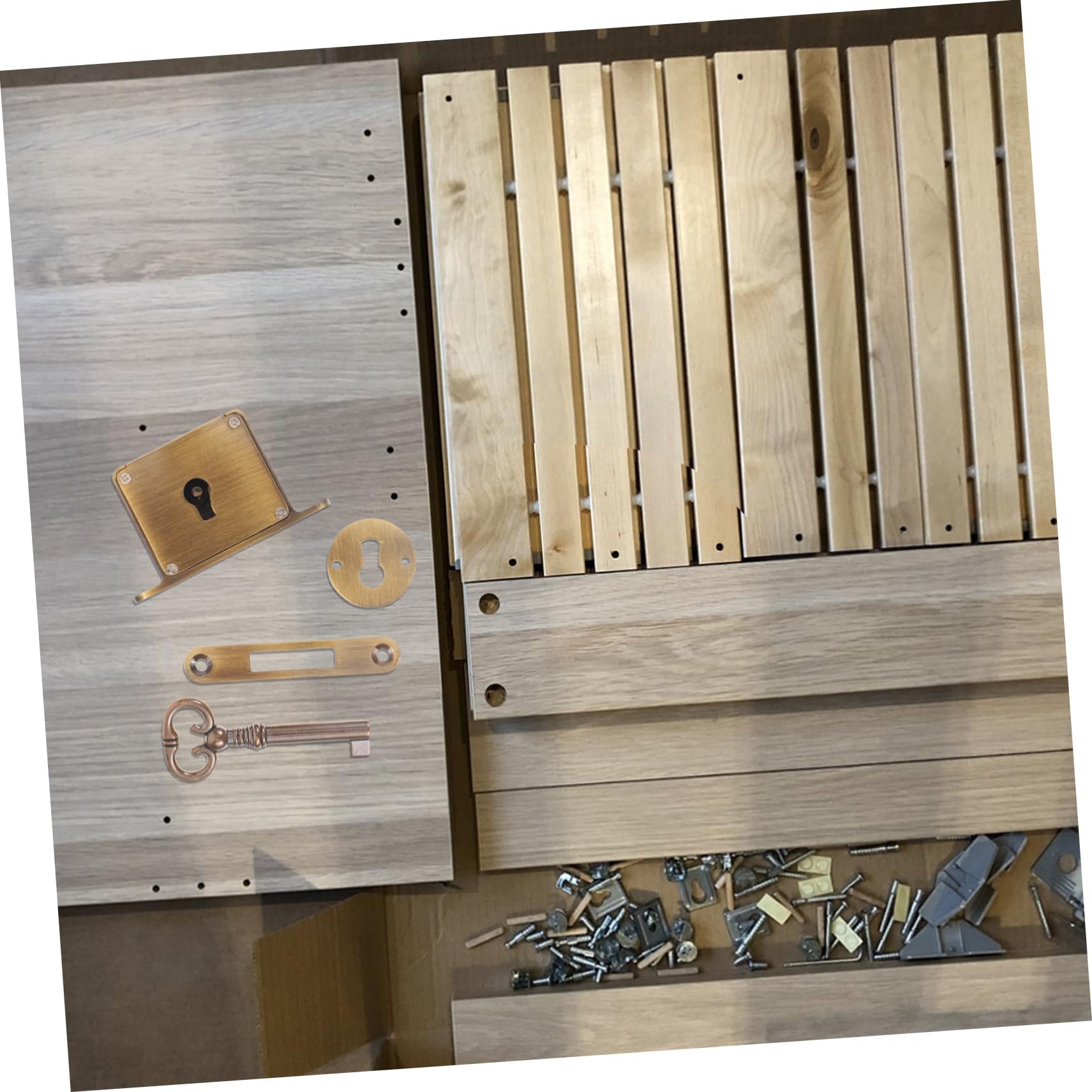 HOMSFOU 3sets Serratura Per Vintage Per e Mobiletti Facile Installazione Design Per Valuables e