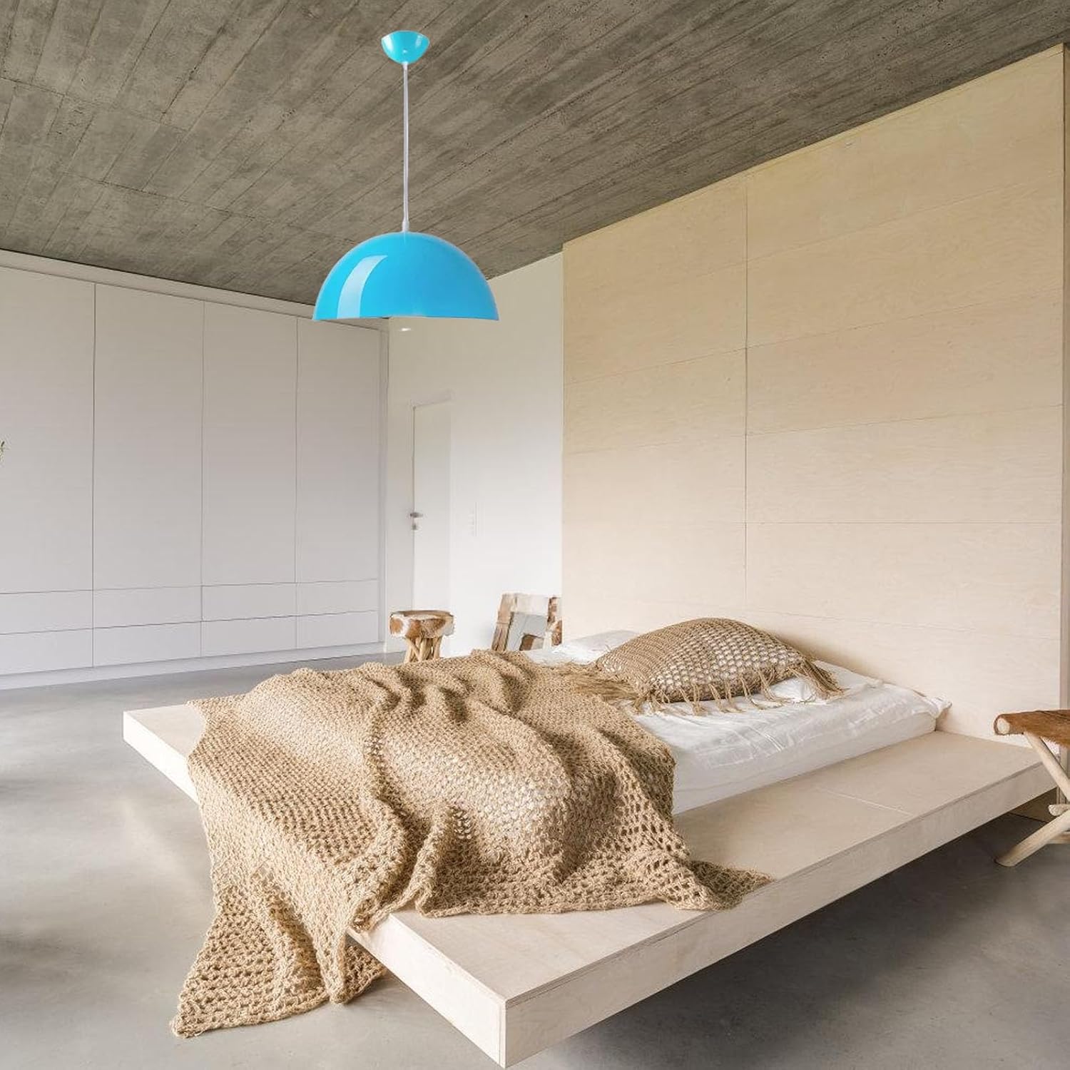 Dome Shaped Metal Pendant Light Lampshades Ceiling Pendant Shade Hanging Chandelier Lamp Ceiling Cover