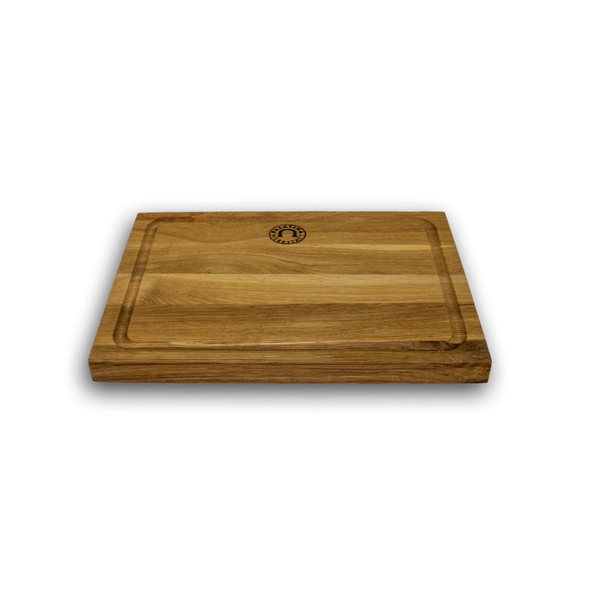 Kai Shun DM-0722 Couteau à tomates à tranchant ondulé japonais Lame 15 cm + Planche à découper Kai en chêne massif 30 x 22 cm