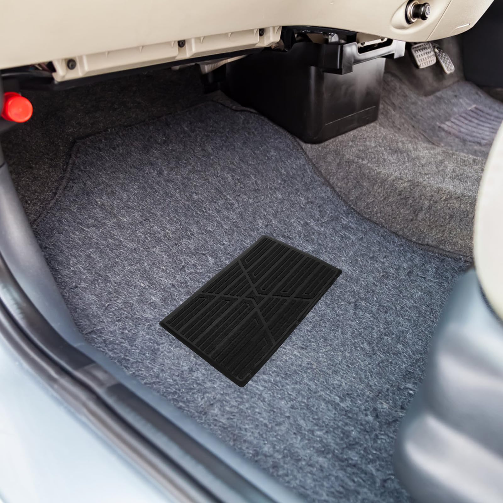 Patch Riparazione Battitacco in Gomma Adesiva per Tappetino Auto Antiscivolo Protezione Piede per Pedali Set di Toppe per Manutenzione Veicoli