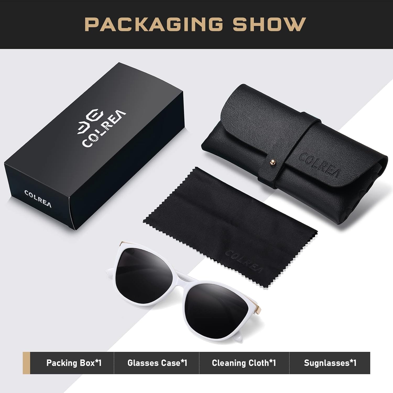 Trendy Cat Eye Sunglasses for Women Fashion Cateye UV400 Protection Glasses CL22017 - Image 5