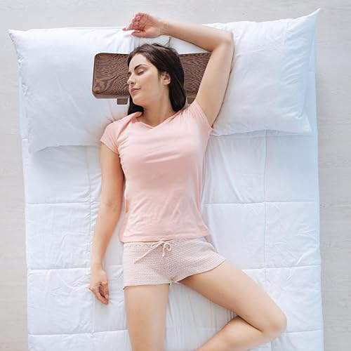 Miniatura 3 de STOBAZA 1 unids ala de pollo de madera de Pillo cervical Pillo arco espalda Bolster de madera Pillo de espalda Pillo ortopédico Pillo ala de pollo