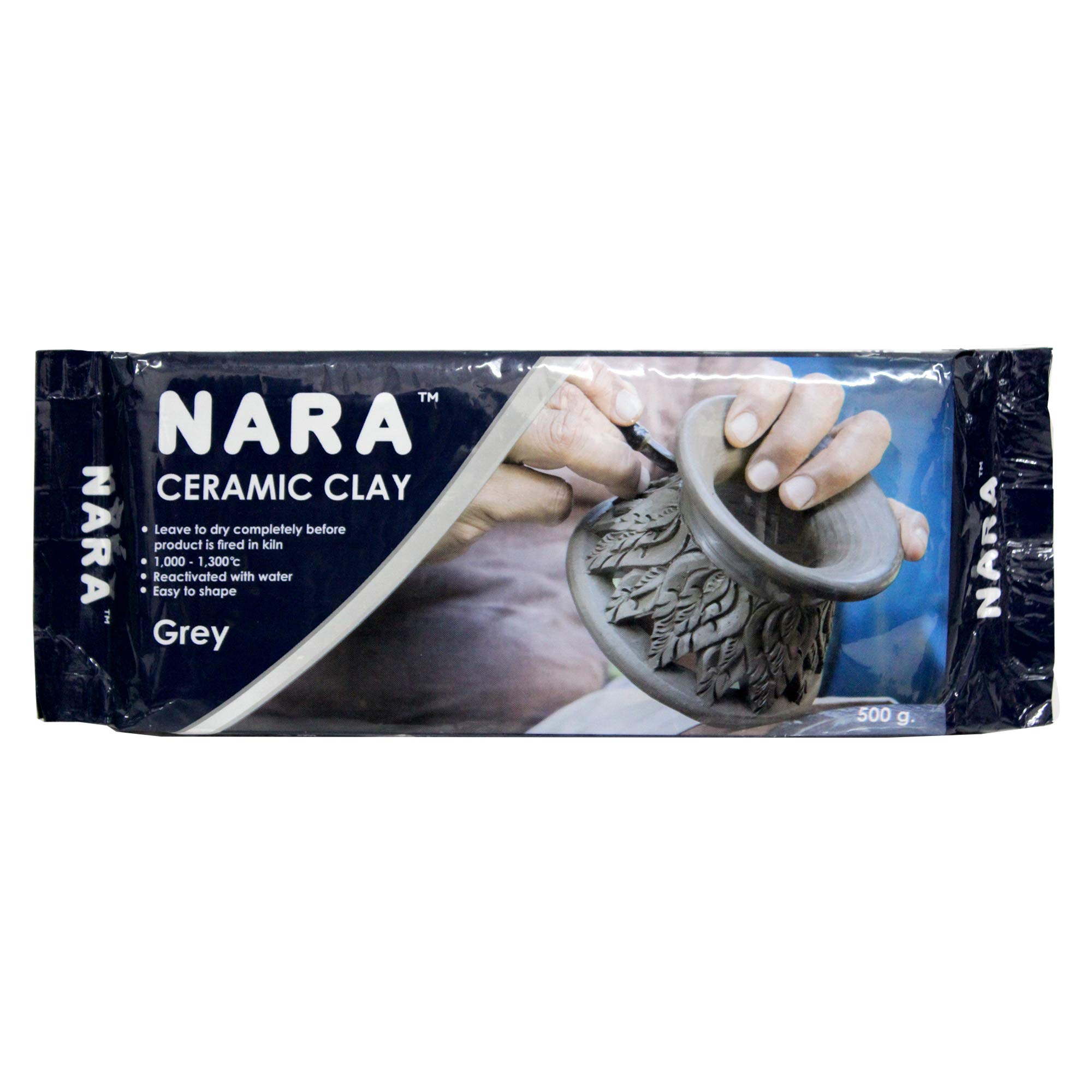 NARA Ceramic Clay - Colour Grey - 500 GM