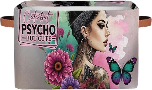 Miniatura 29 de Cesta de almacenamiento pequeña de color rosa con asas para niños, cubo plegable de tela, organizador de almacenamiento para guardería, sala de