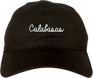 FASHIONISGREAT Calabasas CA Script Chest Dad Hat