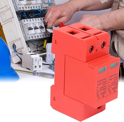 Miniatura 5 de Dispositivo de pararrayos de voltaje, instalación de riel, dispositivo de protección 2P, protector fotovoltaico de CC para pararrayos de bajo