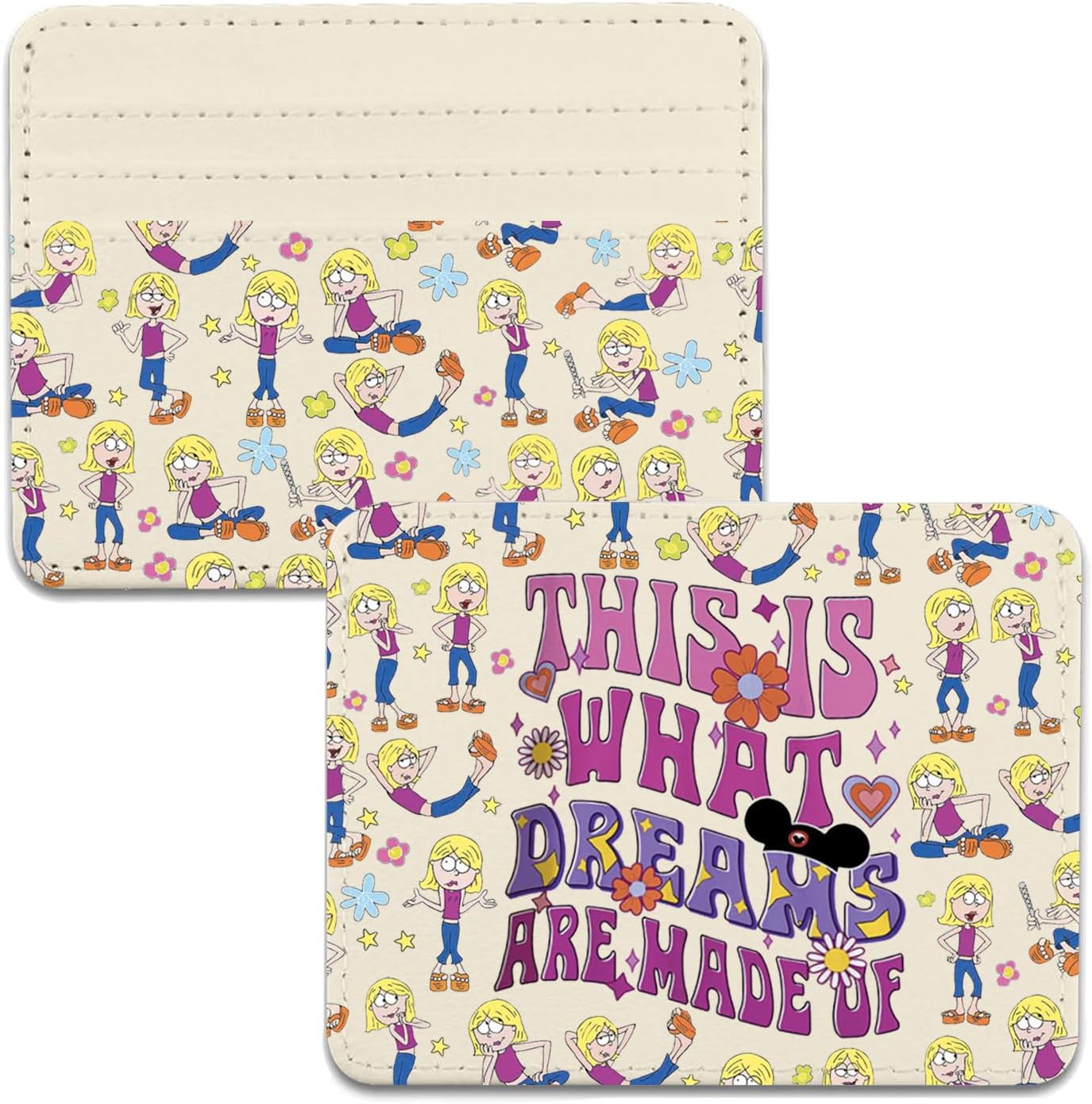 Lywjyb Birdgot This Is What Dreams Are Made Of Card Holder 90s Cartoon TV Show Inspired Gift Cartoon Movie Gift (What Dreams Holder)