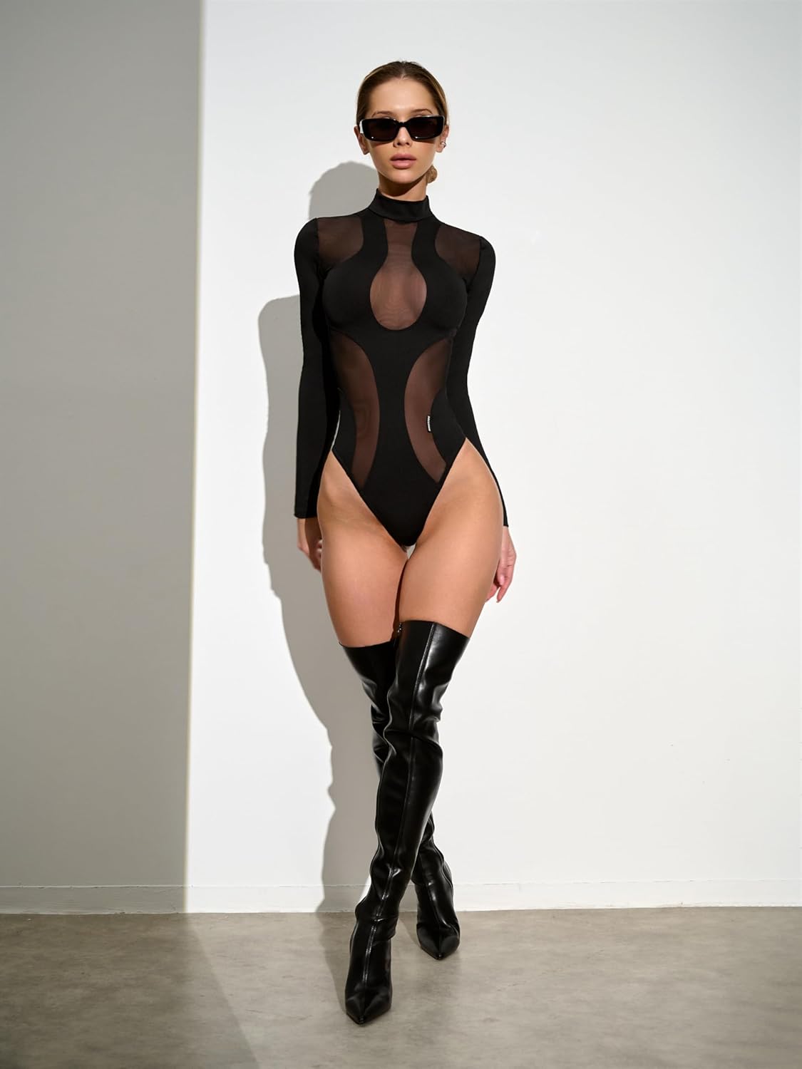 Bona Fide Sexy One Piece Bathing Suit for Women - Black One Piece Swimsuits for Women - Monokini