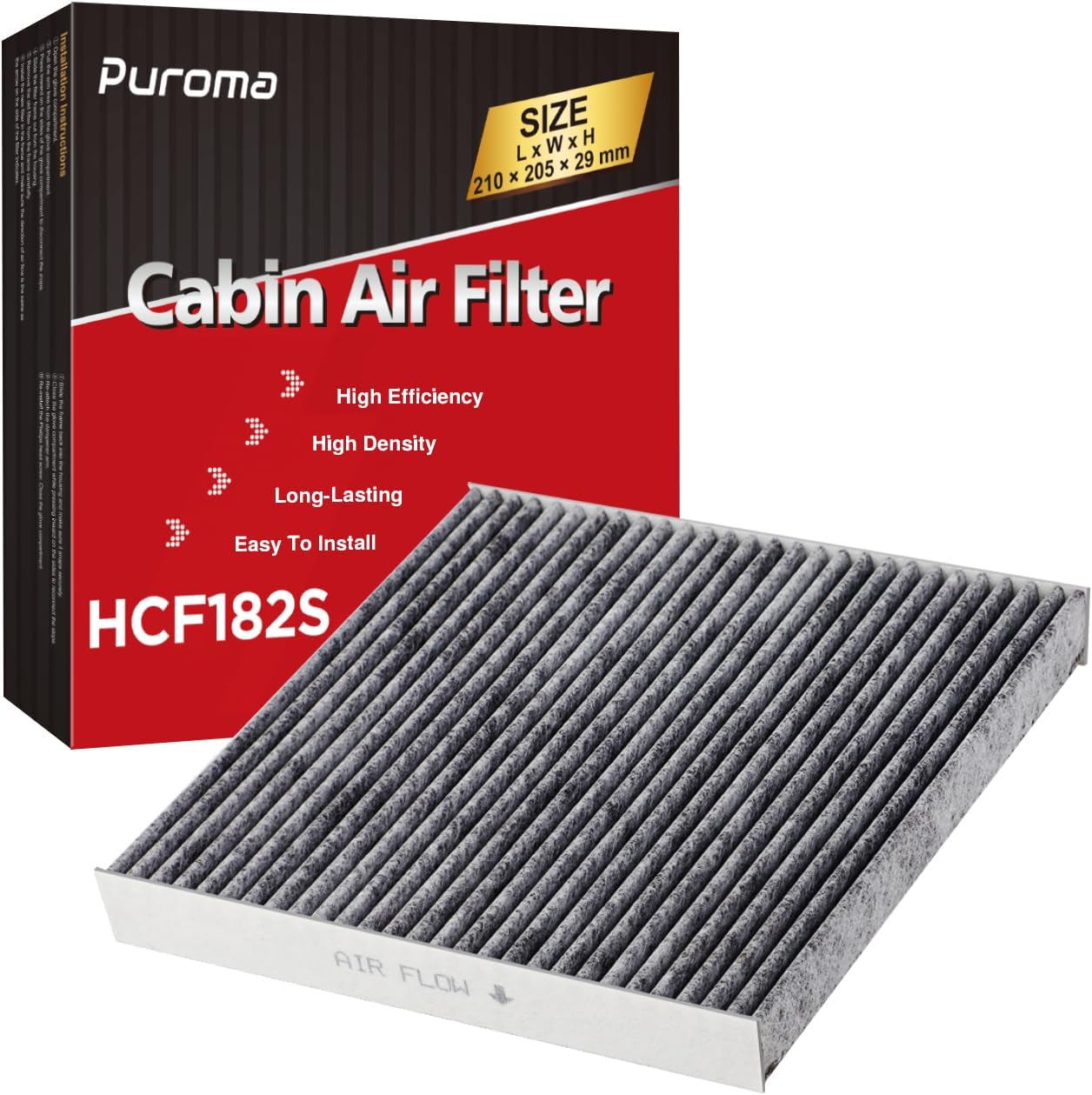 Amazon.com: Car Air Filter with Activated Carbon, Cabin Air Filter ...