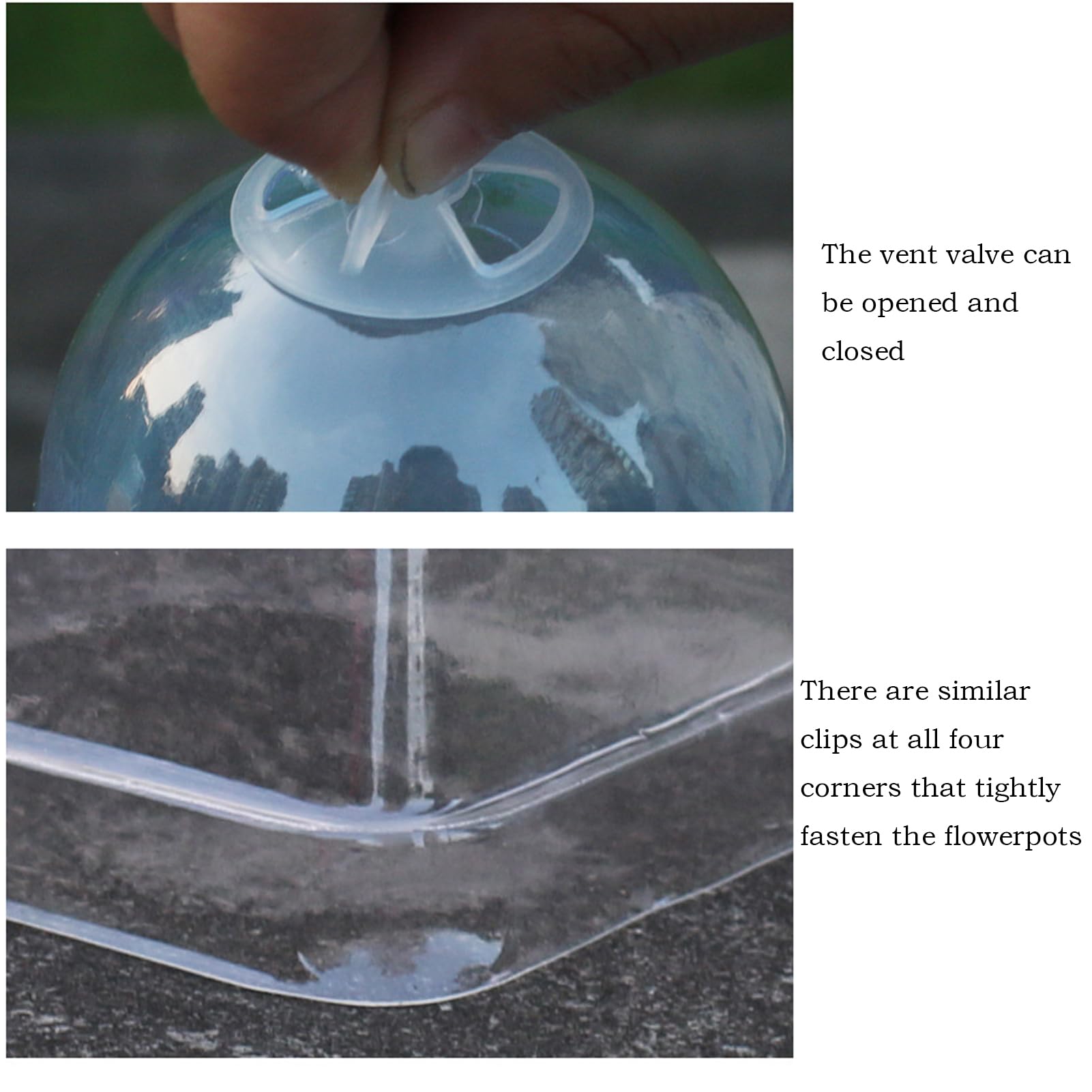 Funda Mini para Macetas - Cubierta Protectora Transparente para Plantas | Tapa Hidratante 10X Humedad Impermeable para Invernadero Cultivo De Suculentas Protección Lluvia Vivero Plantación