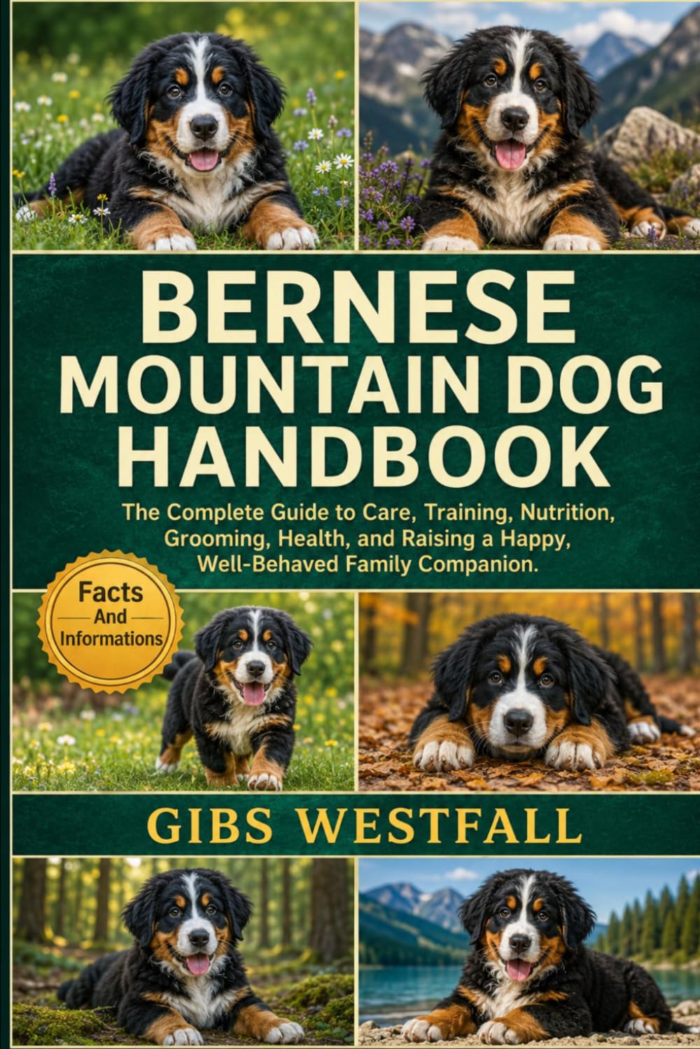 BERNESE MOUNTAIN DOG HANDBOOK: The Complete Guide to Care, Training, Nutrition, Grooming, Health, and Raising a Happy, Well-Behaved Family Companion.
