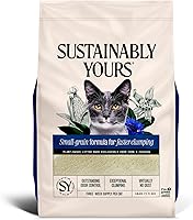 Vista 1 de Sustainably Yours Cat Litter, Small-Grain Formula 10 lbs Small grains