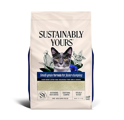 Sustainably Yours Natural Cat Litter, Small-Grain Formula, Exceptional Clumping &