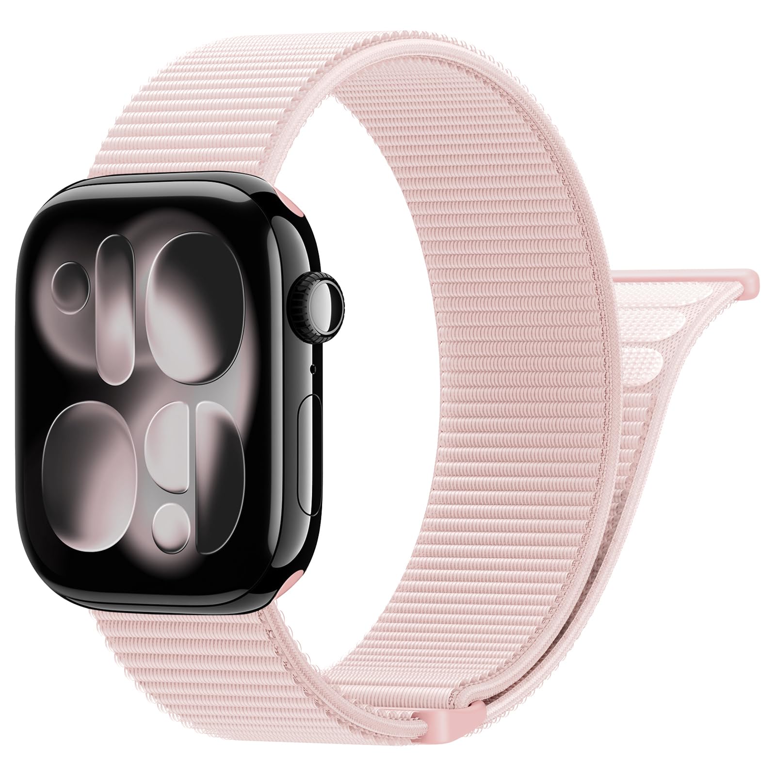 Yoohoo Nylon Armband Kompatibel mit Apple Watch Armband 40mm 41mm 42mm 38mm 46mm 44mm 45mm 49mm, Verstellbare Sport Armband für iWatch SE Ultra Ultra2 Series 10 9 8 7 6 5 4 3 2 1 Damen/Herren