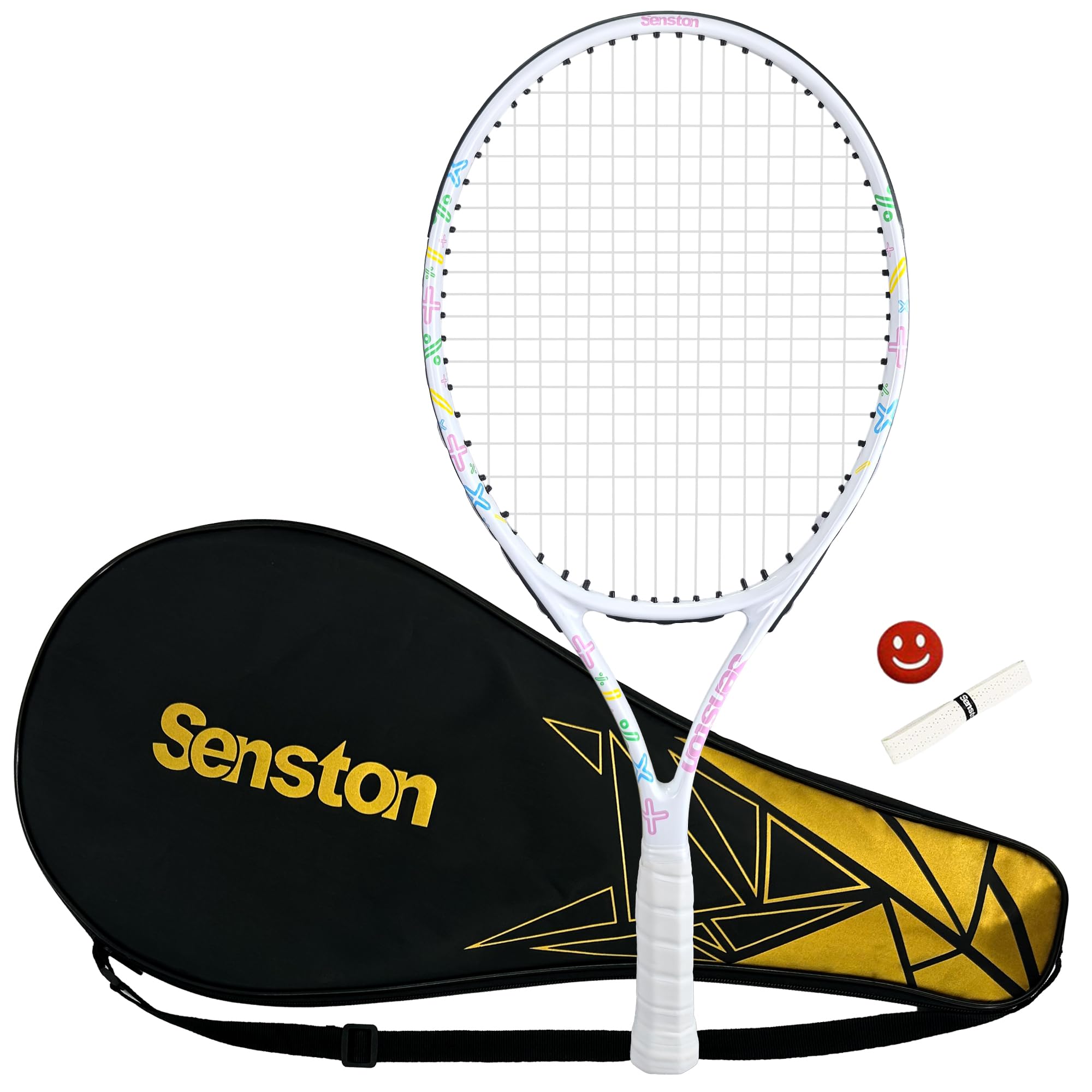 Senston 19" 23" 25" Kids Junior Tennis Racquet for Kids Children Boys Girls Tennis Racket…